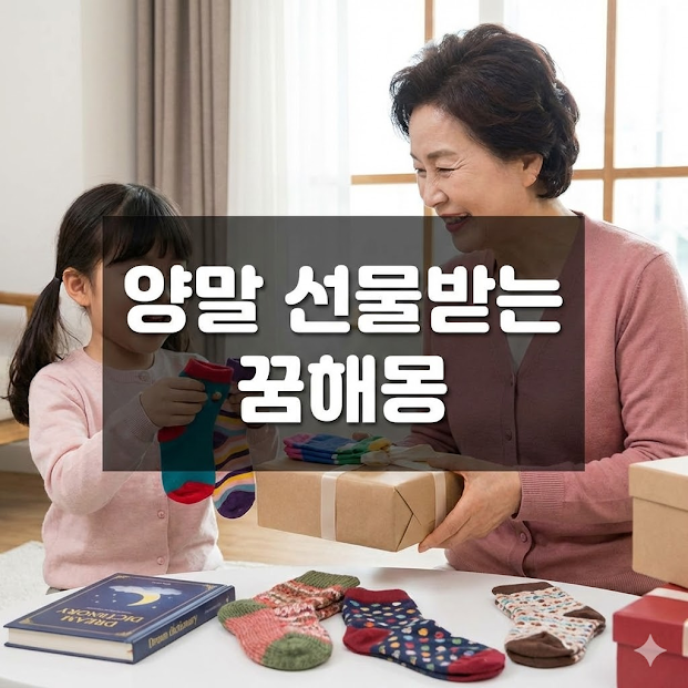 양말 선물받는 꿈해몽
