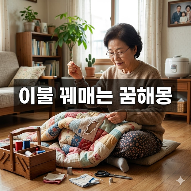 이불 꿰매는 꿈해몽